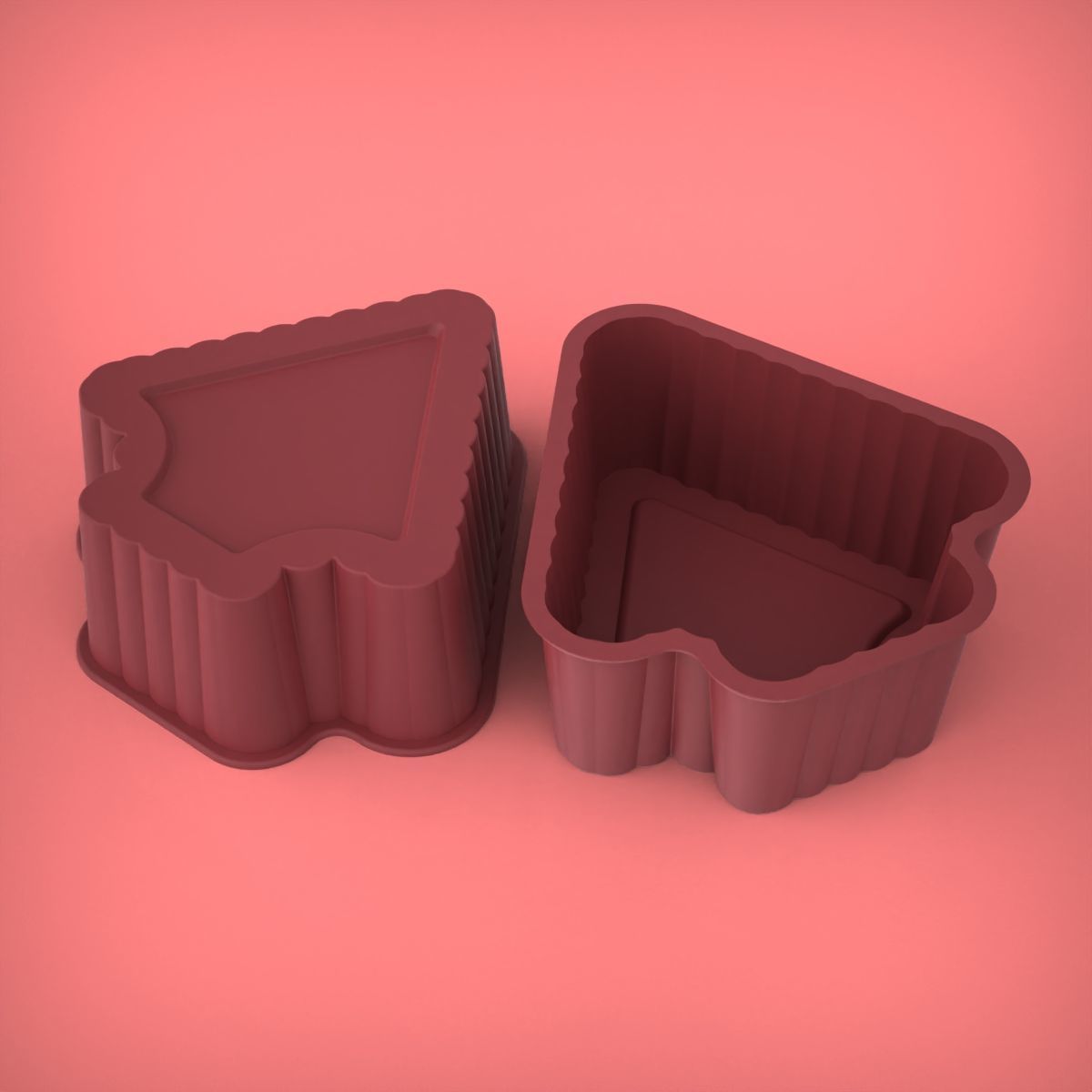 Muffin Cup 3D print model_8