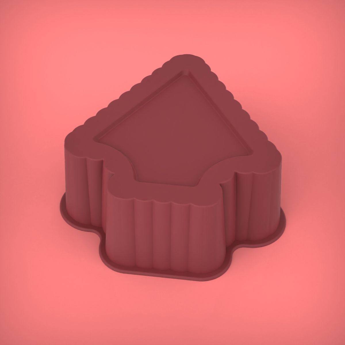 Muffin Cup 3D print model_7
