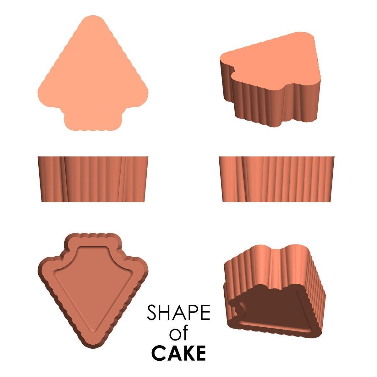 Muffin Cup 3D print model_4