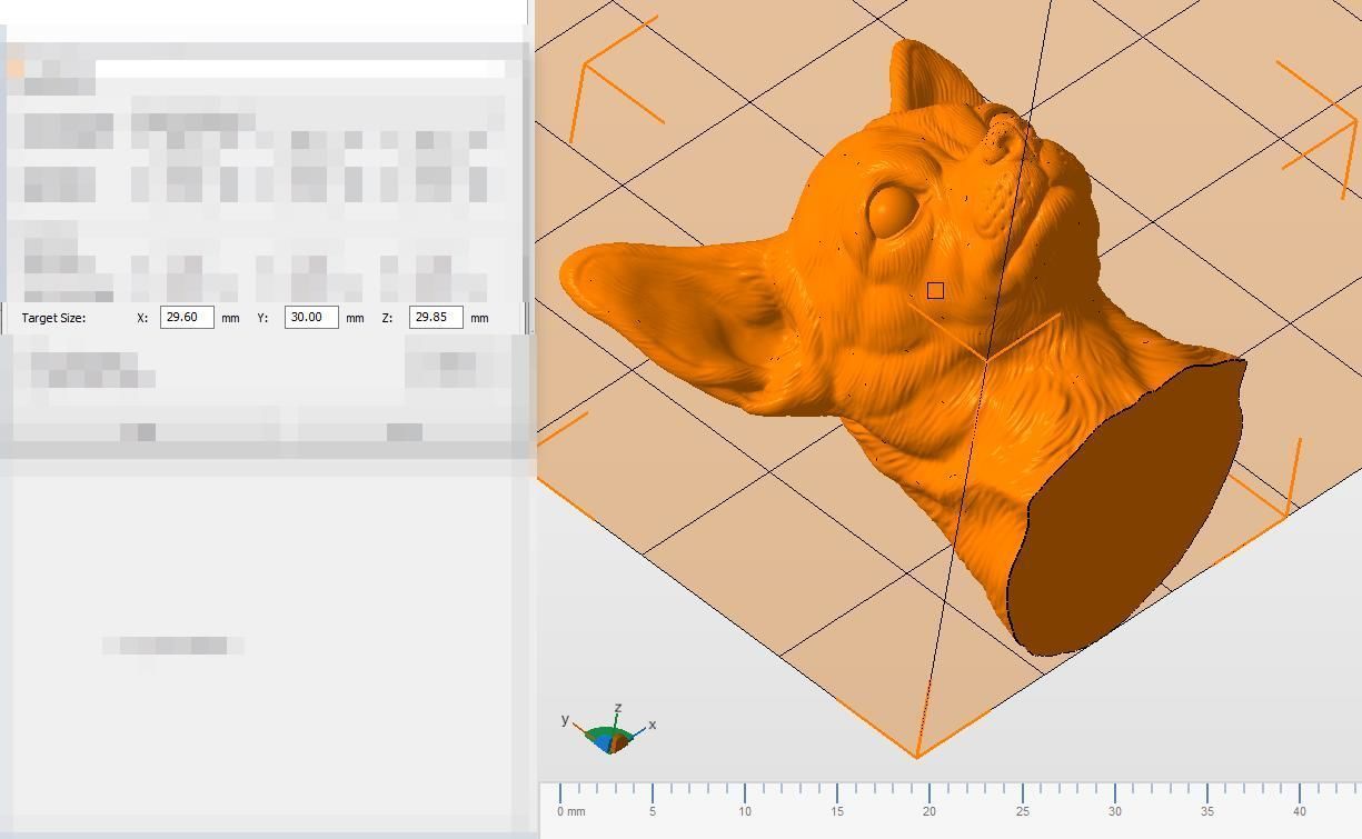 Chihuahua bust 3D print model_25