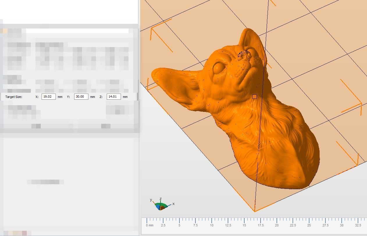 Chihuahua bust 3D print model_23