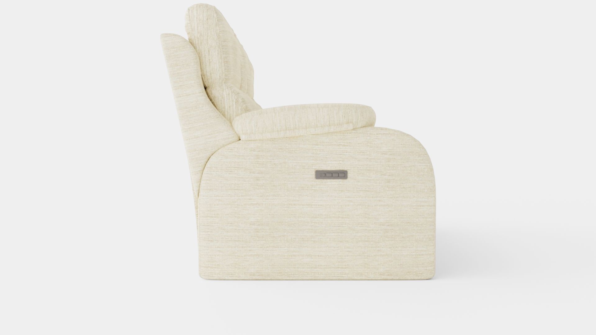 Grey Sofa Low-poly 3D model_2