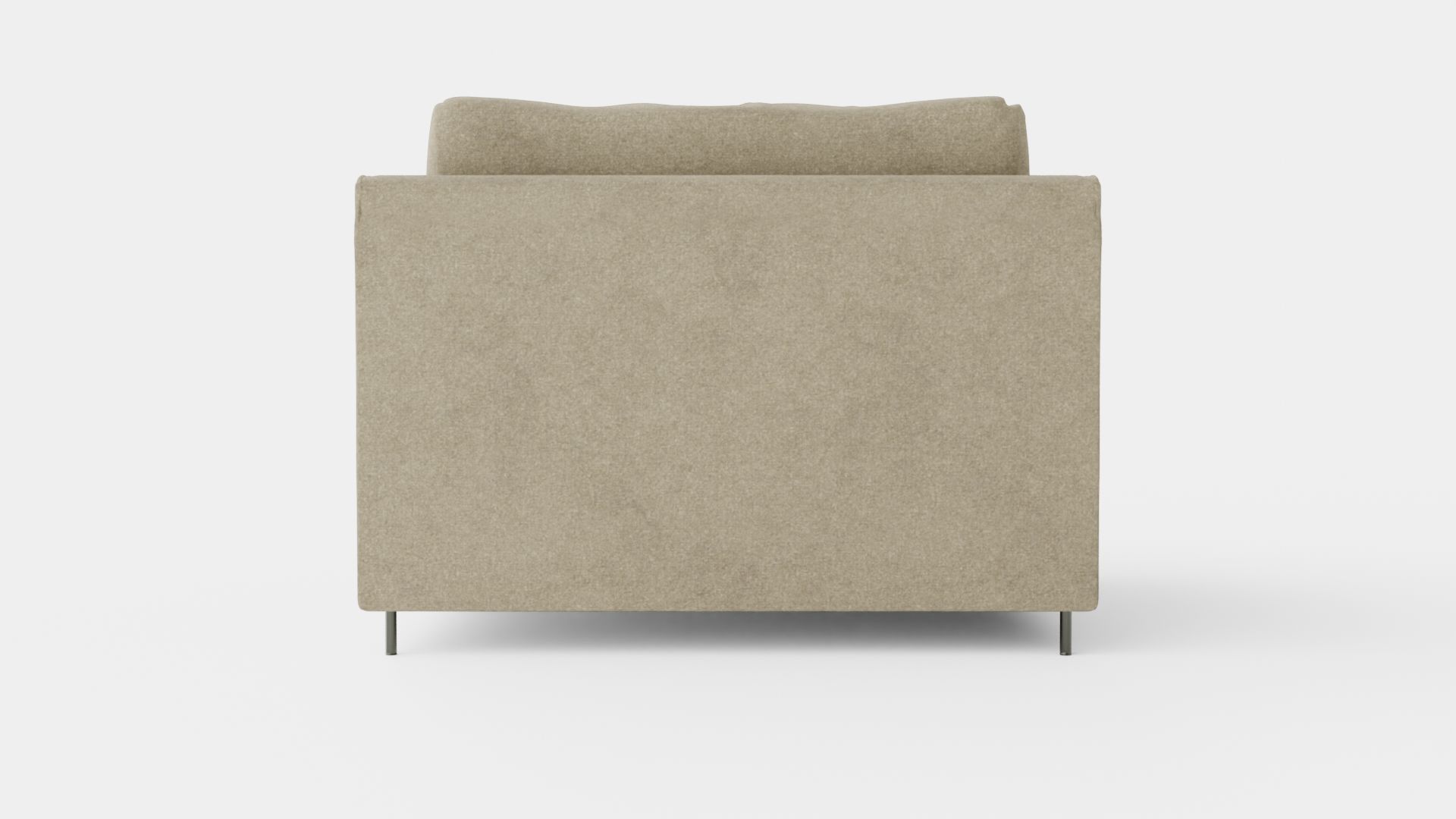 2 Seater Sofa Low-poly 3D model_4