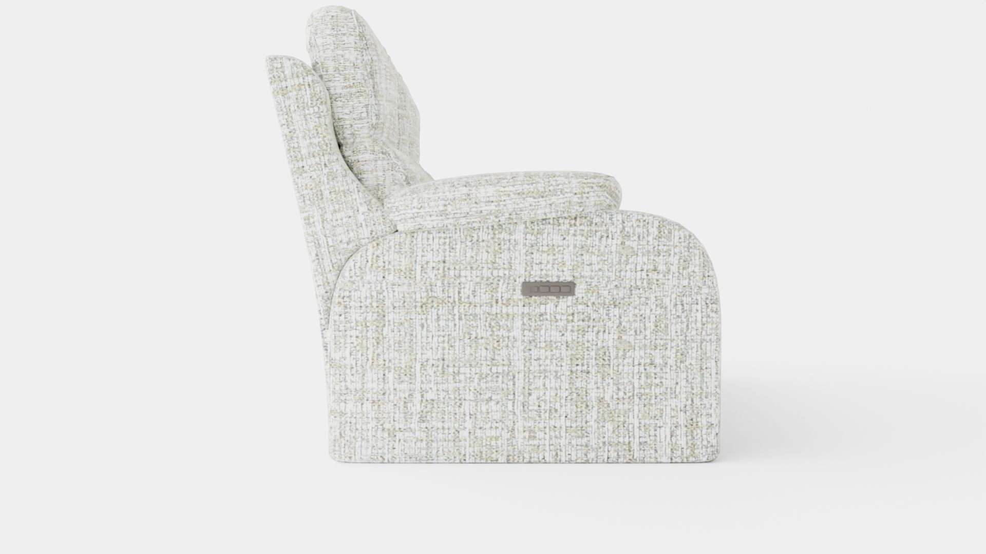 Oatmeal Sofa Low-poly 3D model_2