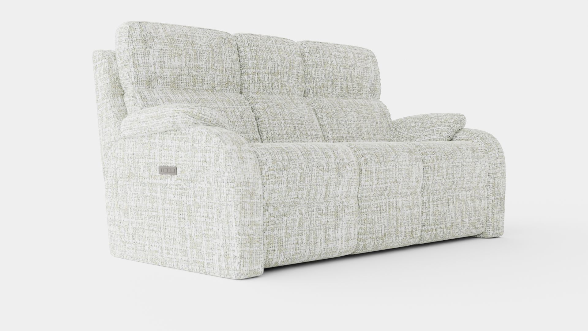 Oatmeal Sofa Low-poly 3D model_1