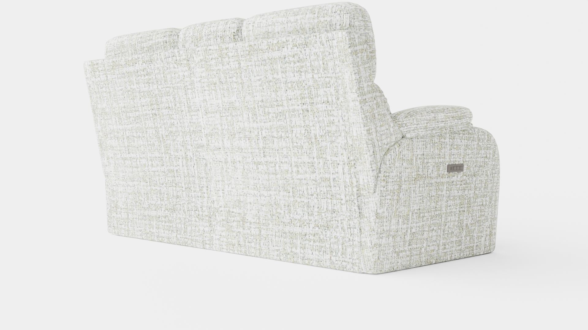 Oatmeal Sofa Low-poly 3D model_3