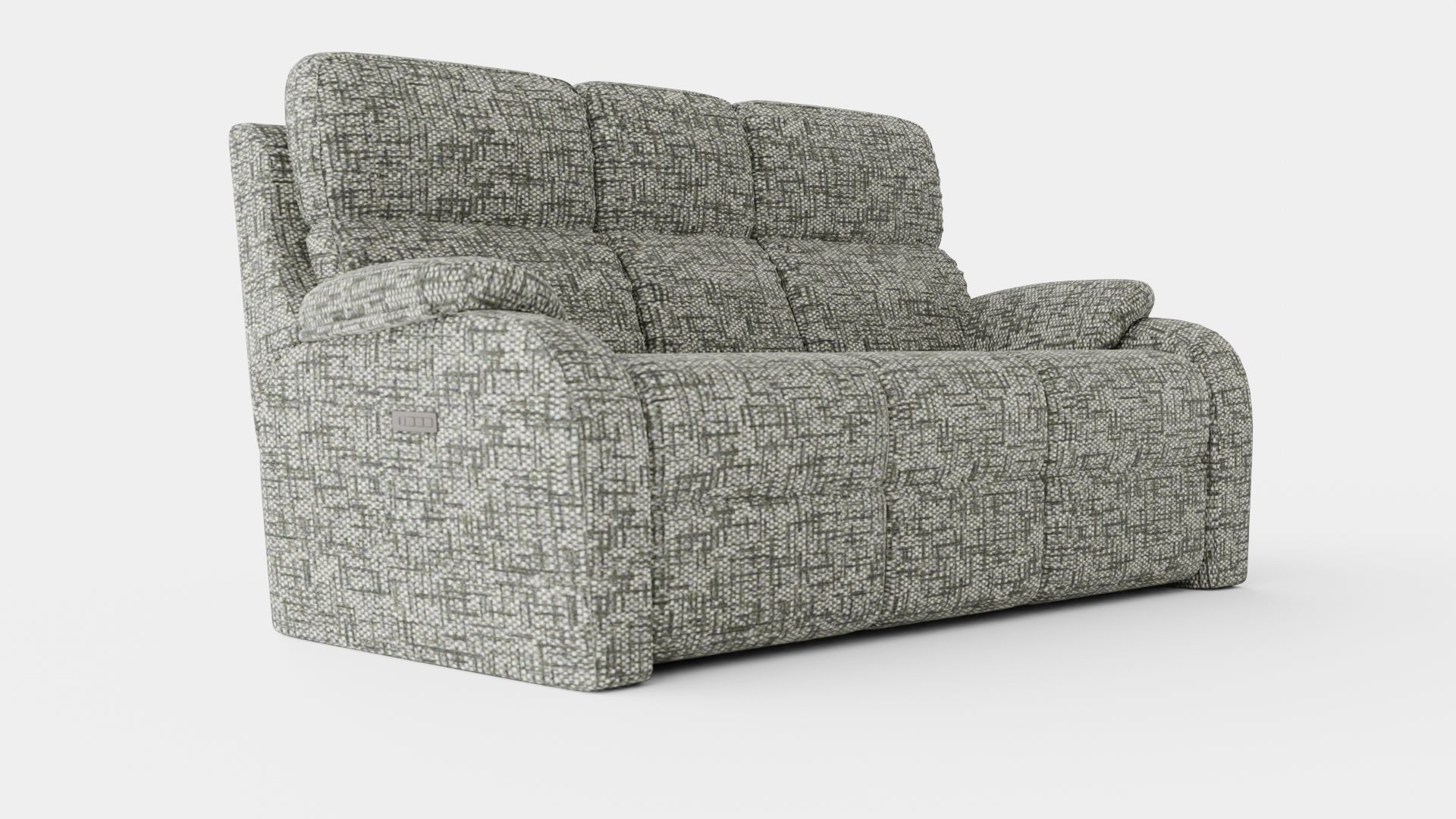 Slate Sofa Low-poly 3D model_1