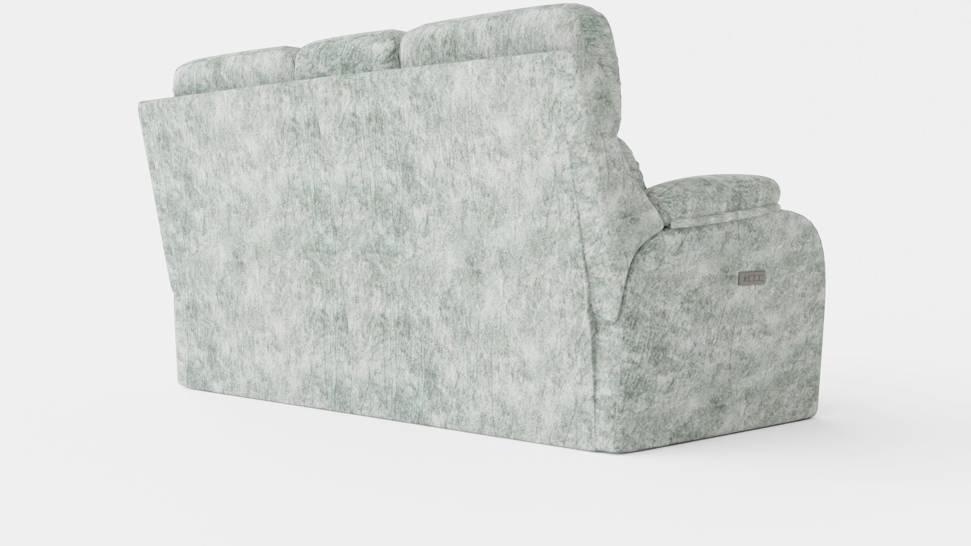 Pewter Sofa Low-poly 3D model_3