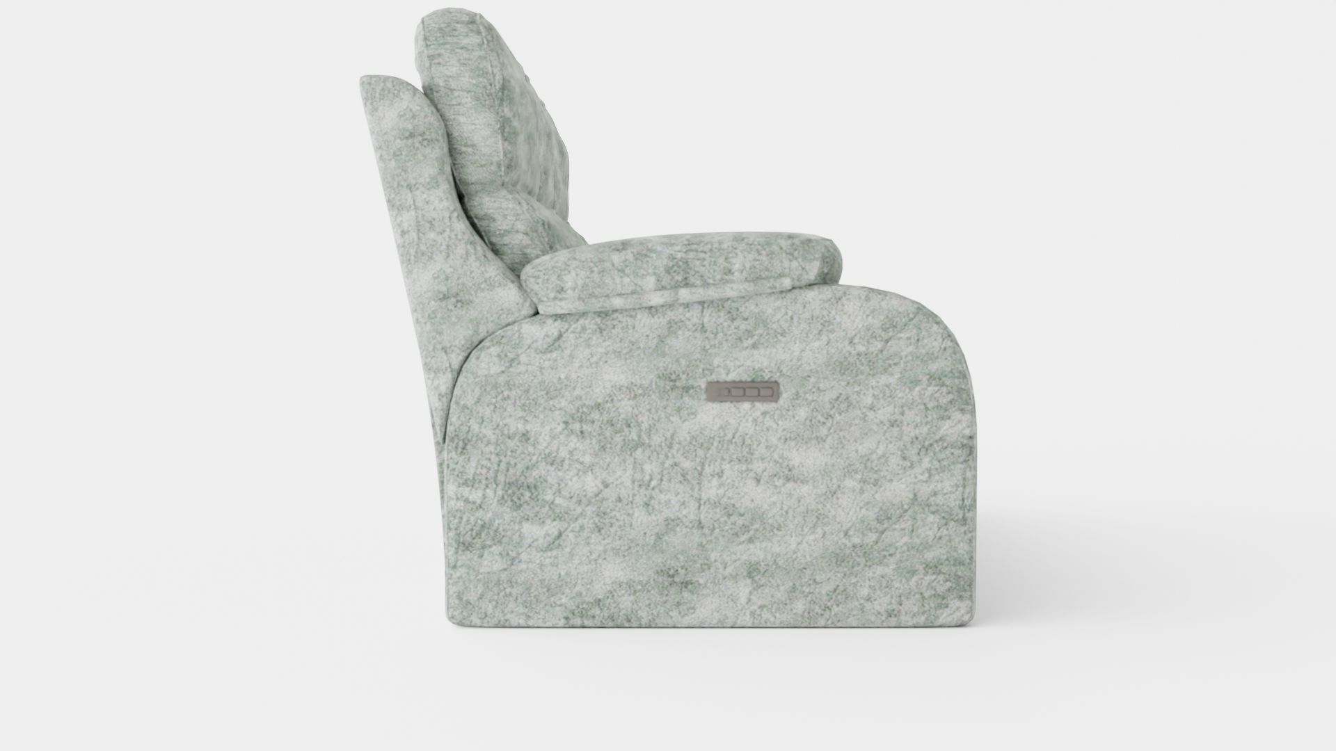 Pewter Sofa Low-poly 3D model_2