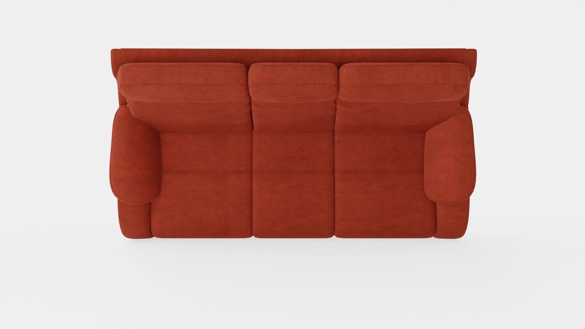 Umber Sofa Low-poly 3D model_5