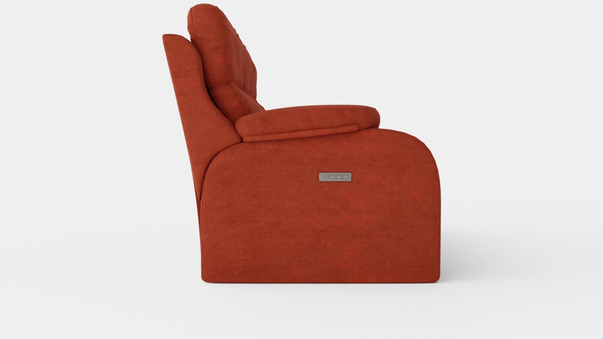 Umber Sofa Low-poly 3D model_2