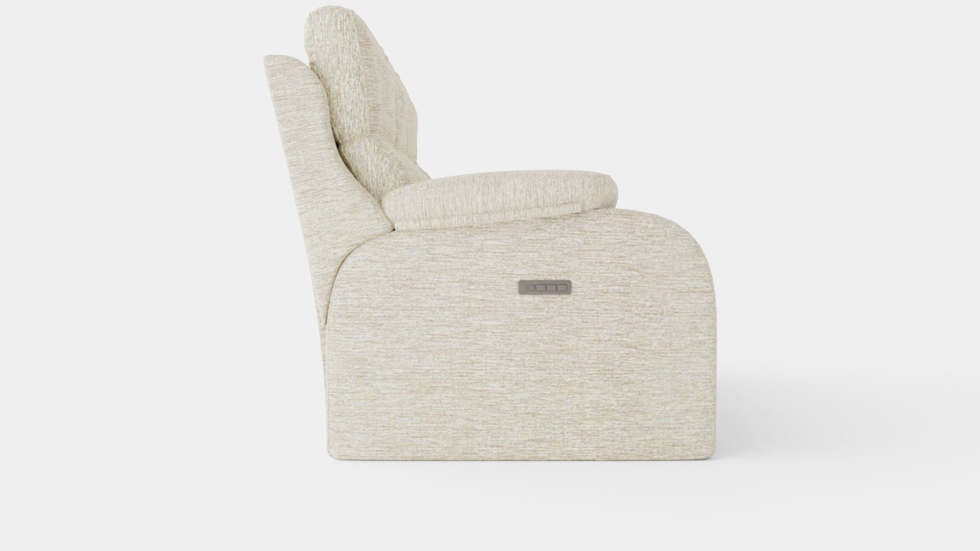 Putty Sofa Low-poly 3D model_2