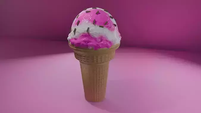 ICE CREAM IN A CONE