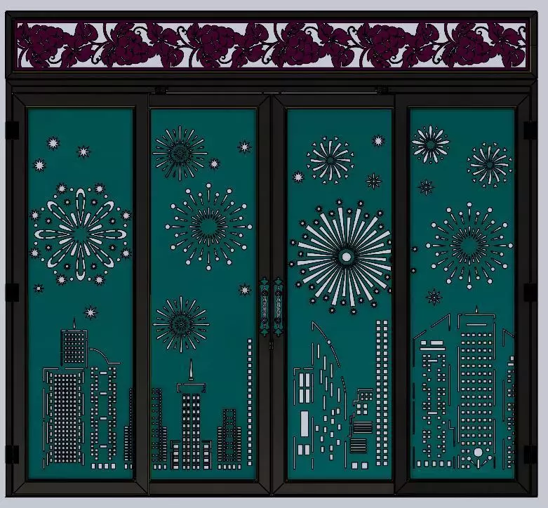 Sliding Door 3D model