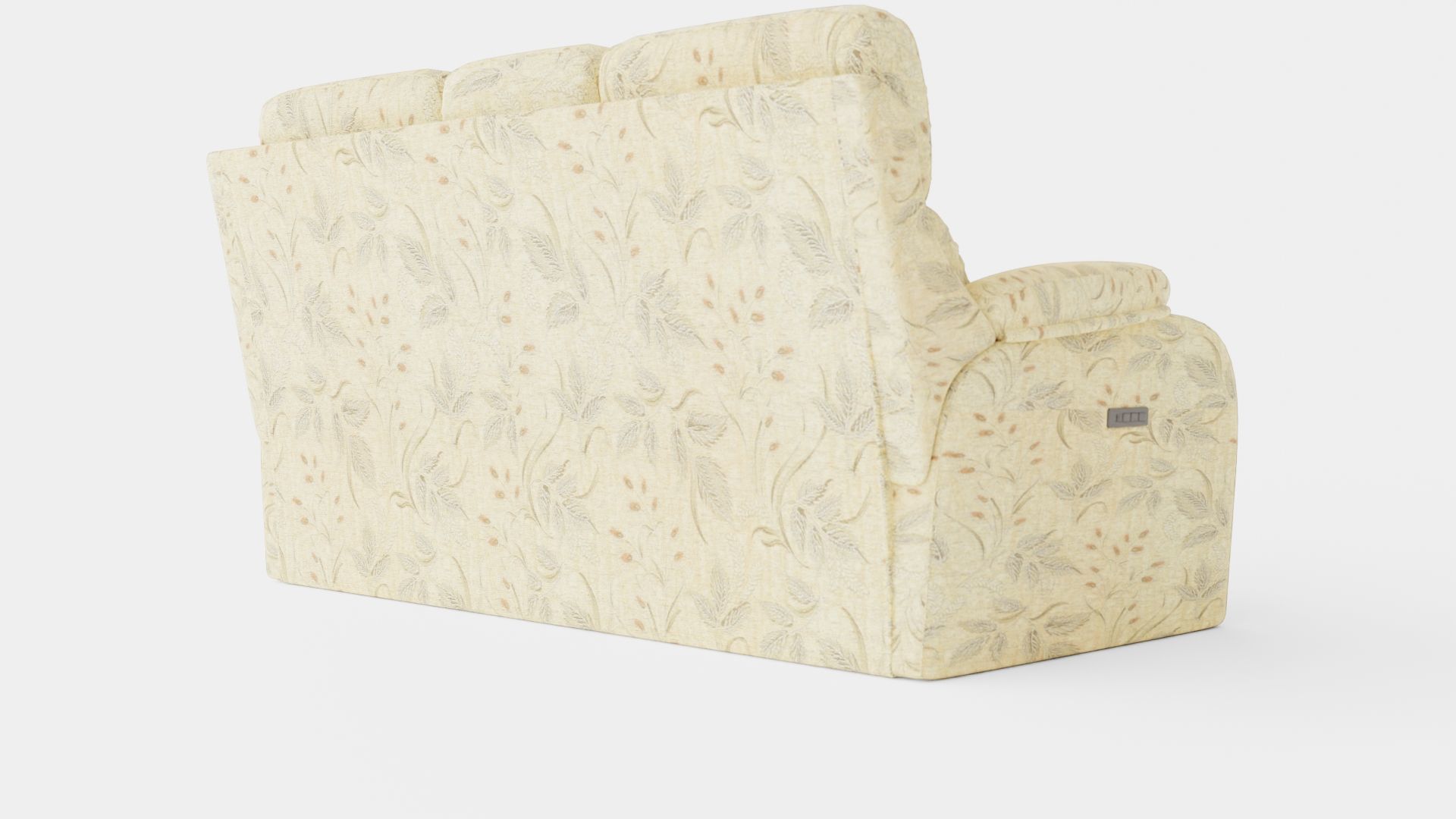 Beige Sofa Low-poly 3D model_3