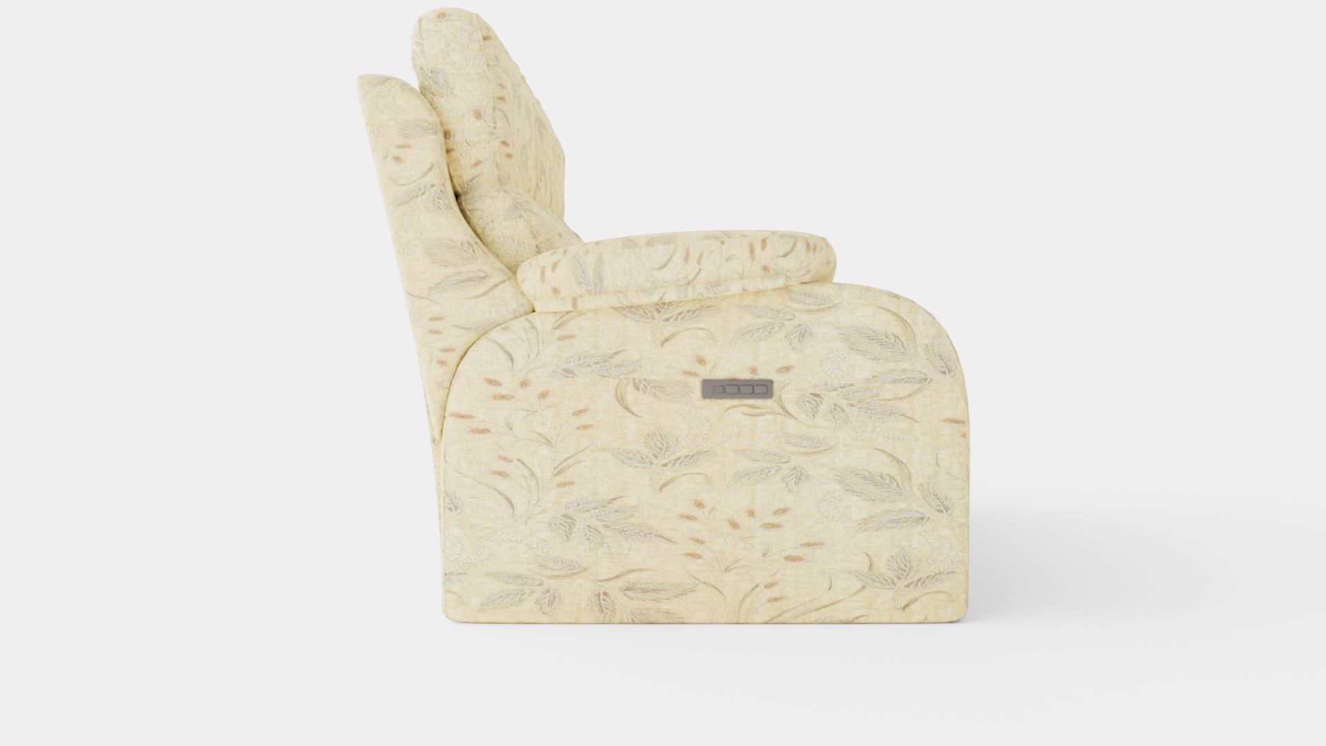 Beige Sofa Low-poly 3D model_2