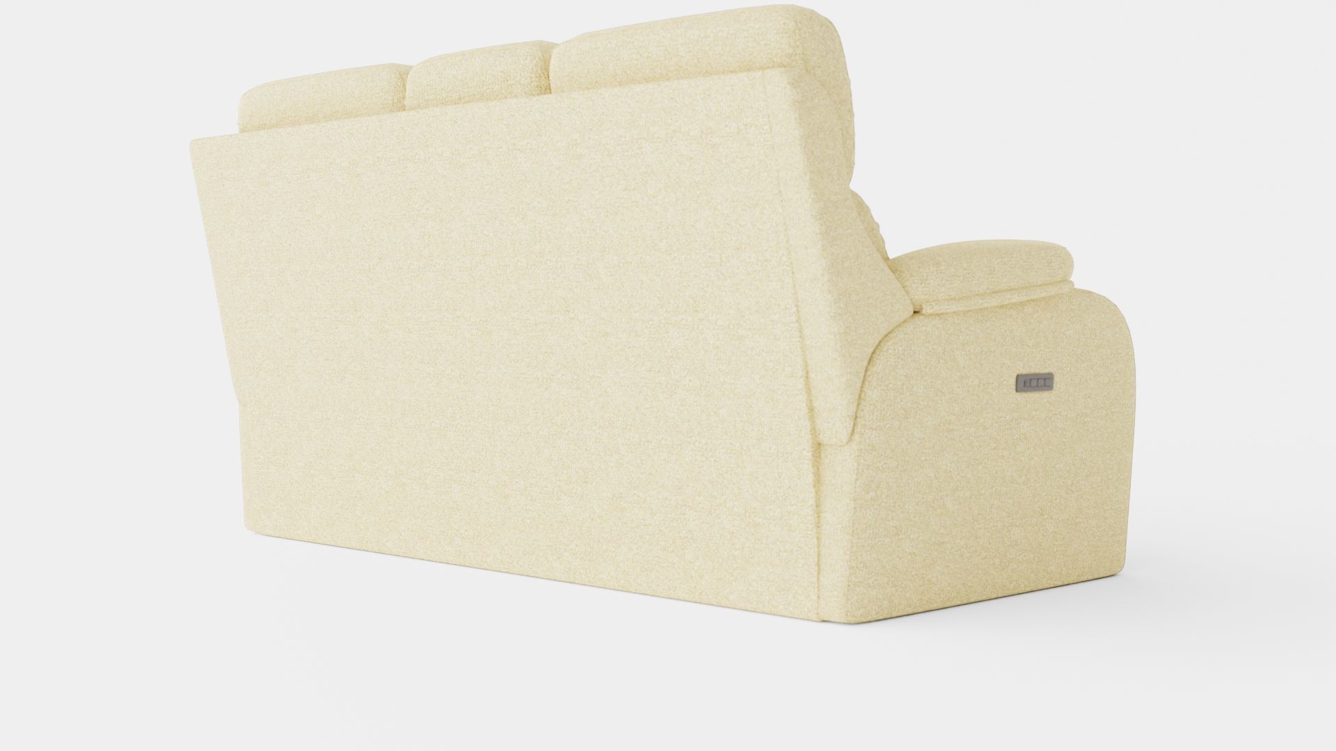 Jute Sofa Low-poly 3D model_3