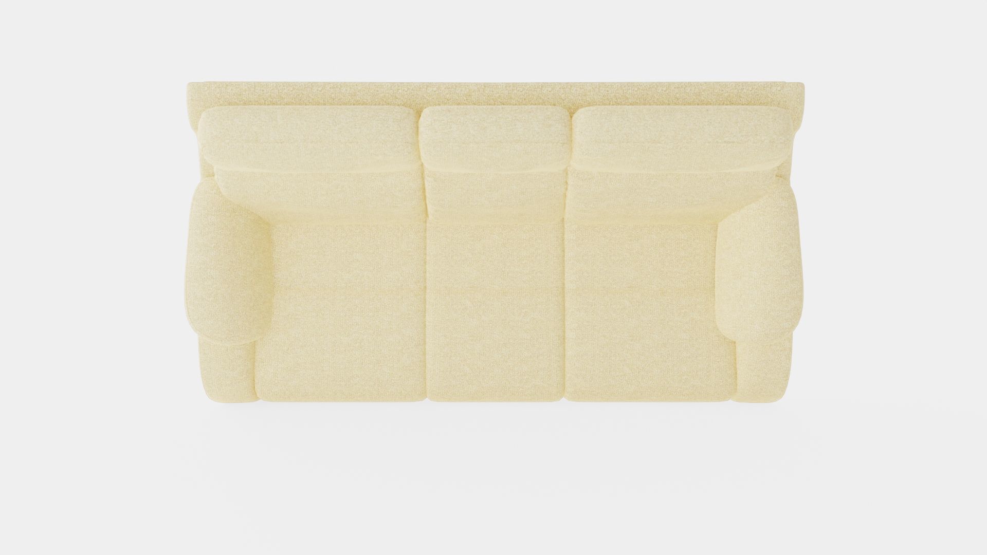 Jute Sofa Low-poly 3D model_5