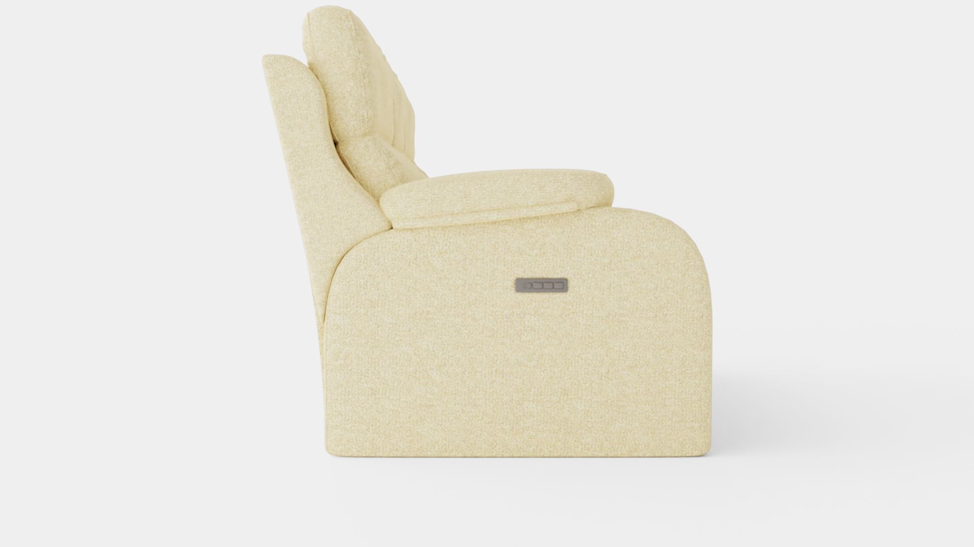 Jute Sofa Low-poly 3D model_2