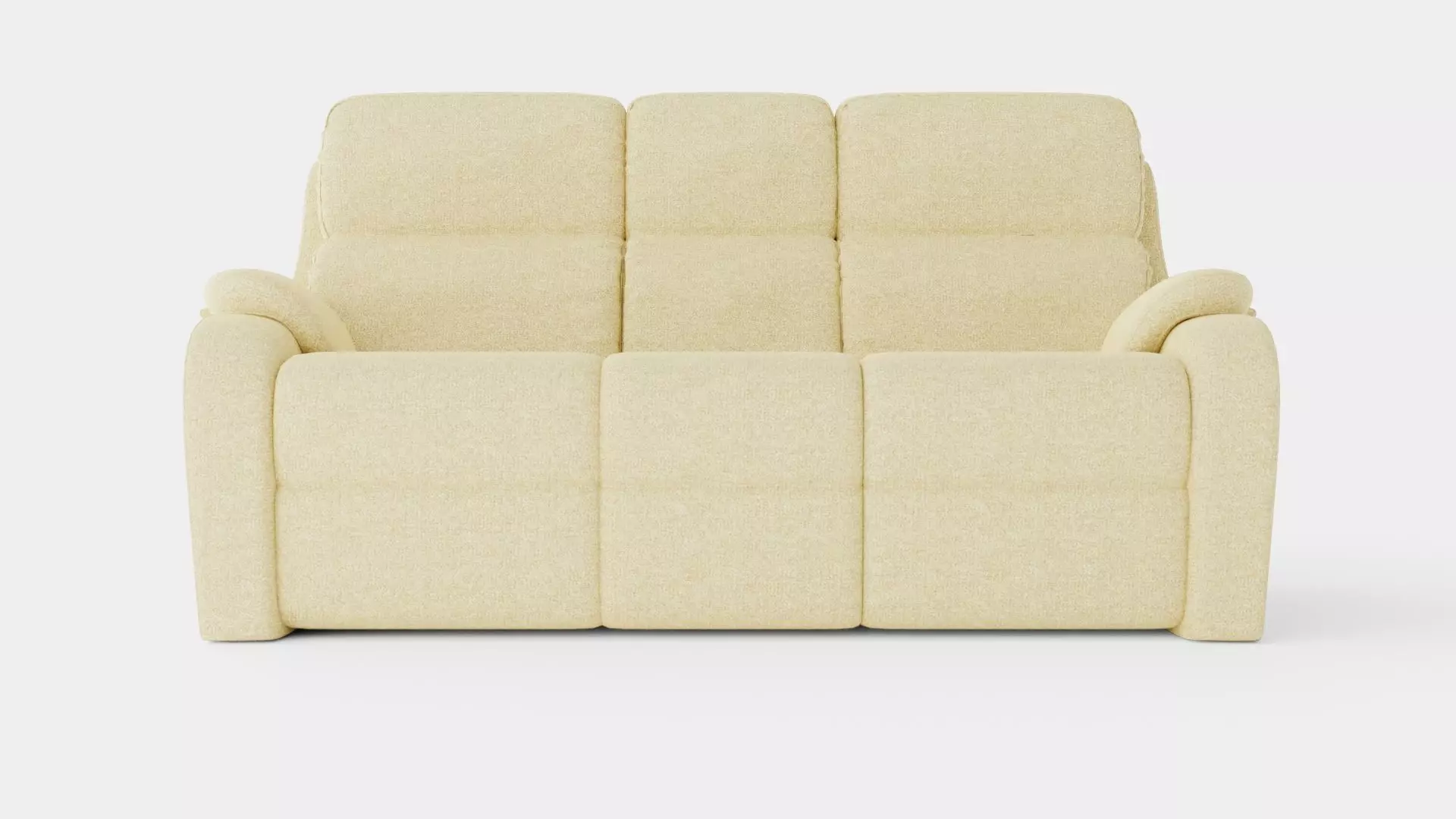 Jute Sofa Low-poly 3D model_0