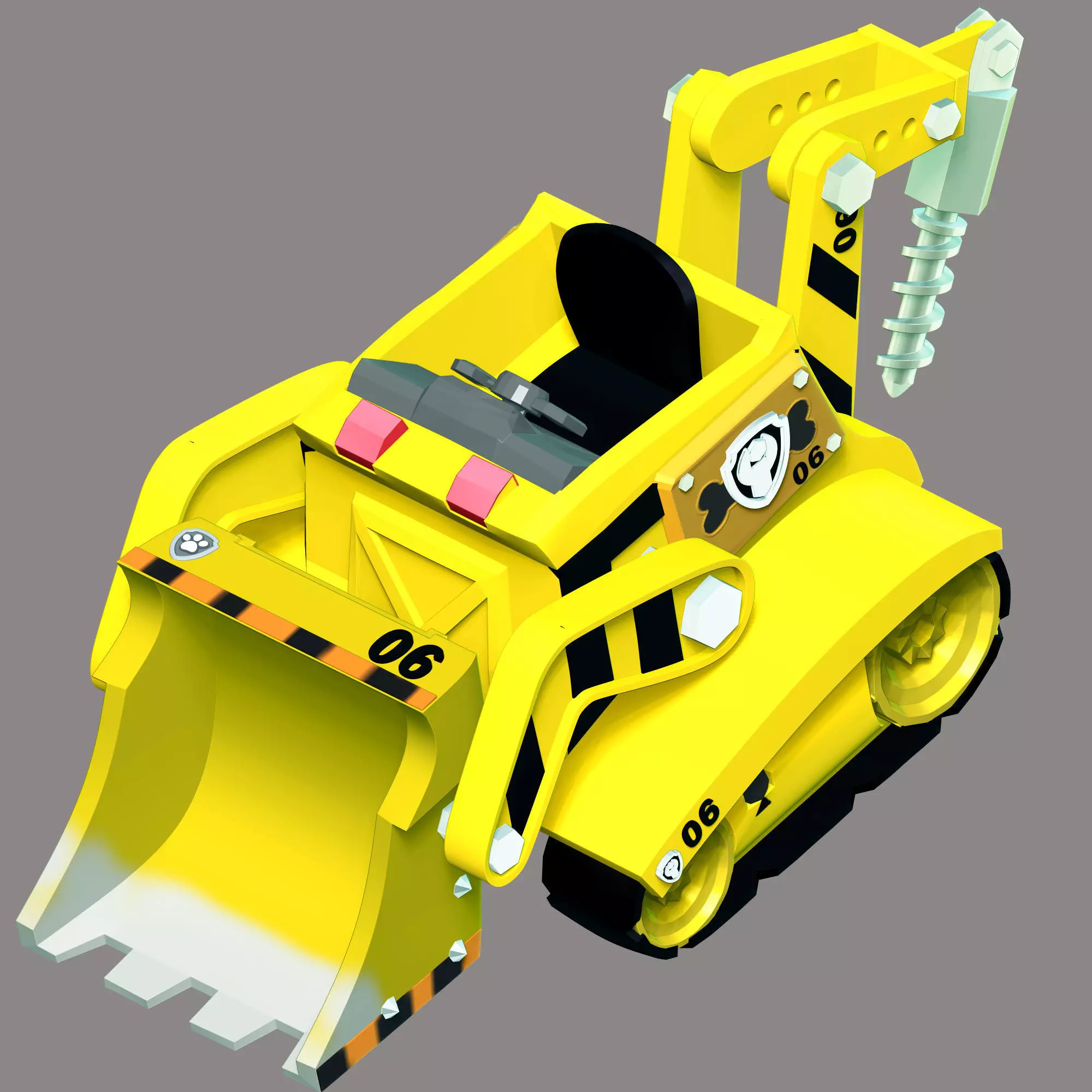 Rubble Bulldozer - PAW Patrol 3D print model_0