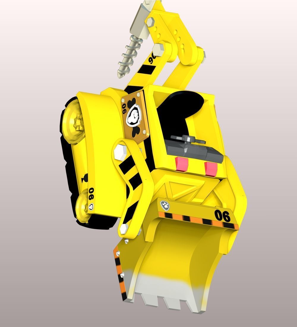 Rubble Bulldozer - PAW Patrol 3D print model_6