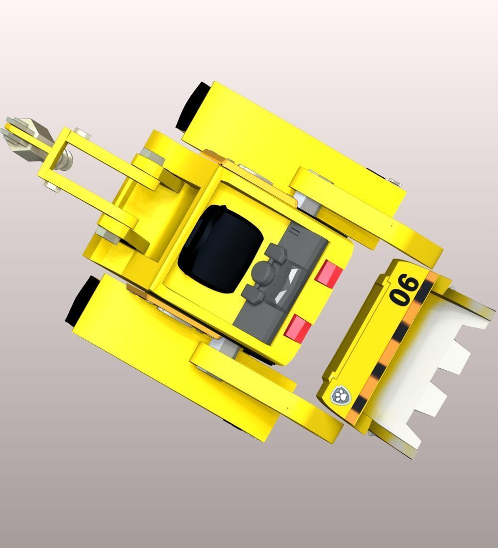 Rubble Bulldozer - PAW Patrol 3D print model_7
