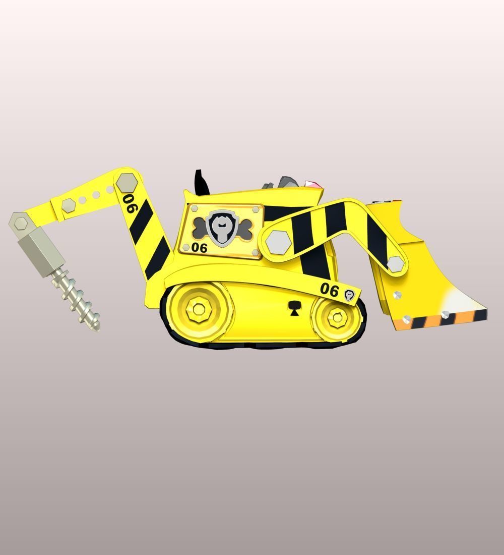 Rubble Bulldozer - PAW Patrol 3D print model_9