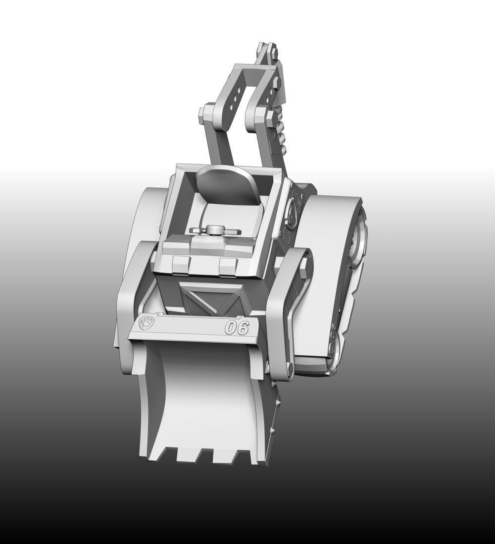 Rubble Bulldozer - PAW Patrol 3D print model_3