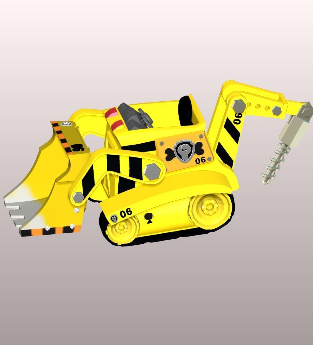 Rubble Bulldozer - PAW Patrol 3D print model_5