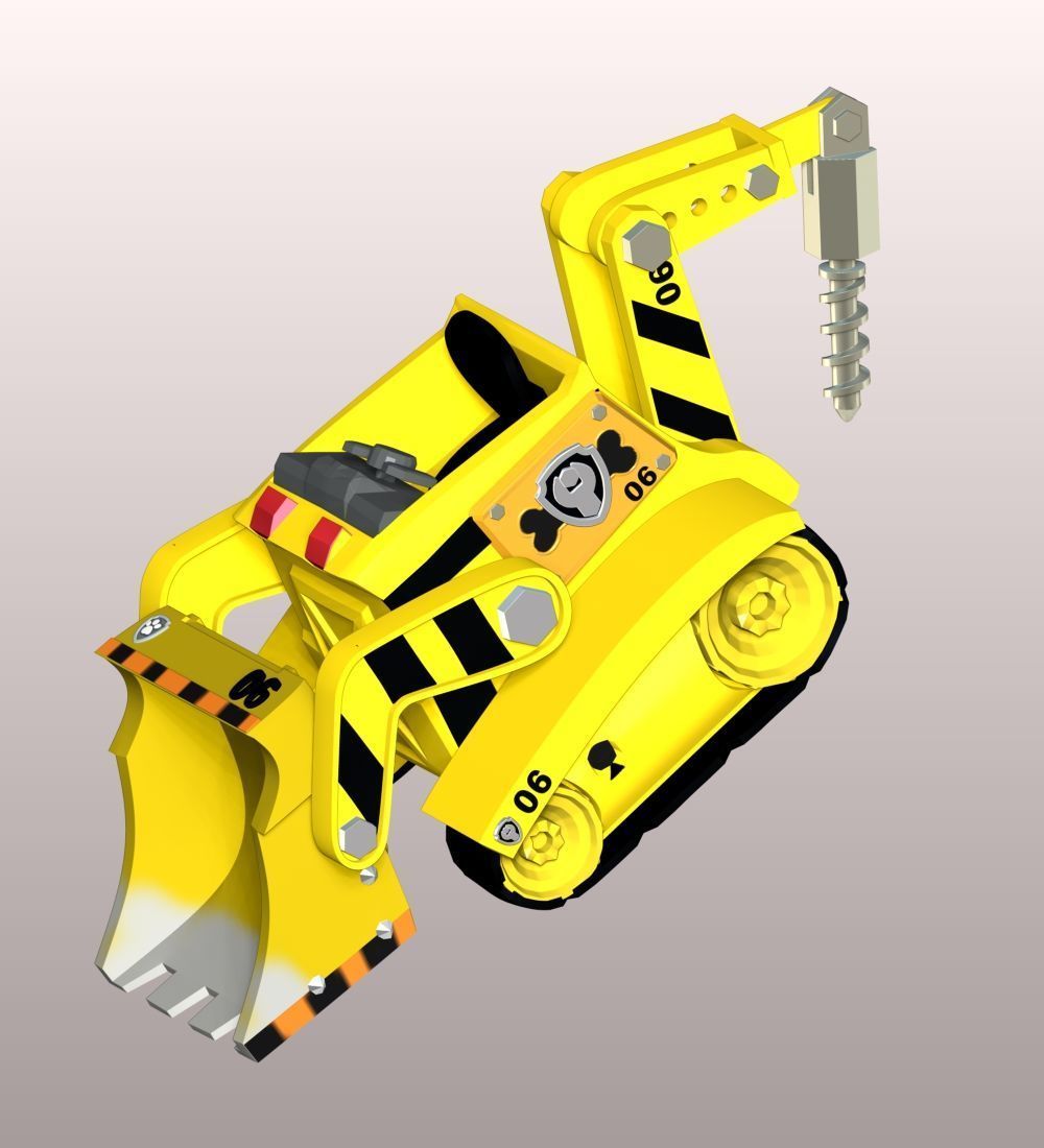 Rubble Bulldozer - PAW Patrol 3D print model_2