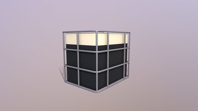 IBC Water Container Low-poly 3D model