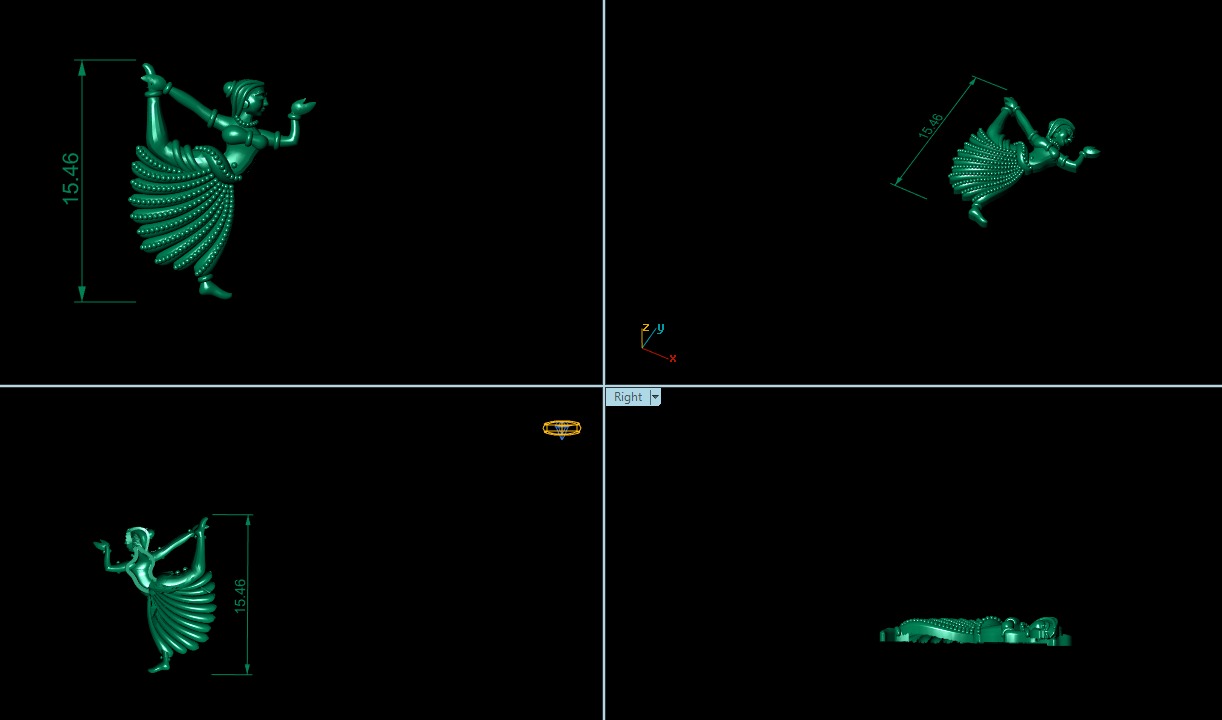  24 high-quality STL files of mixed jewelry designs 3D print model_3