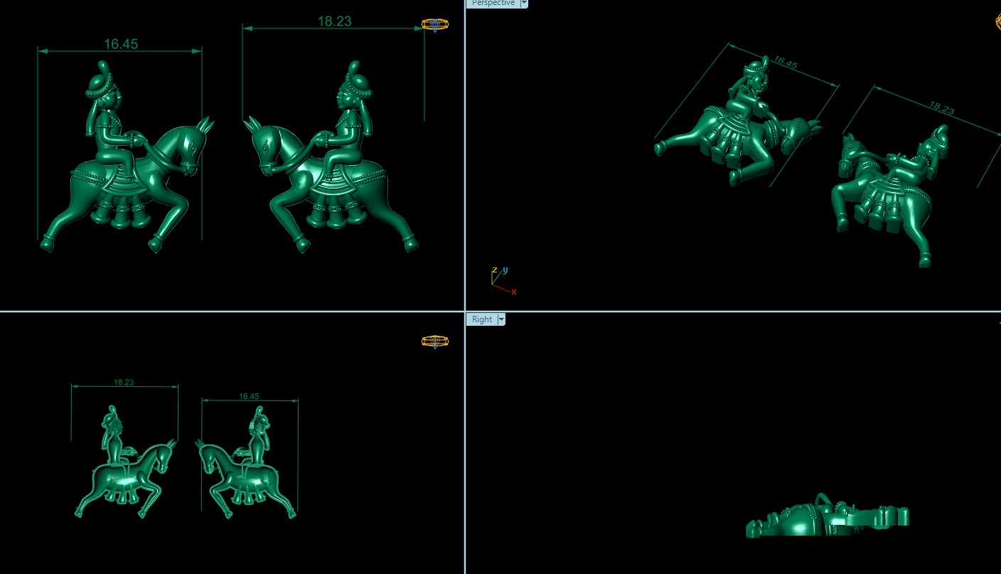  24 high-quality STL files of mixed jewelry designs 3D print model_13