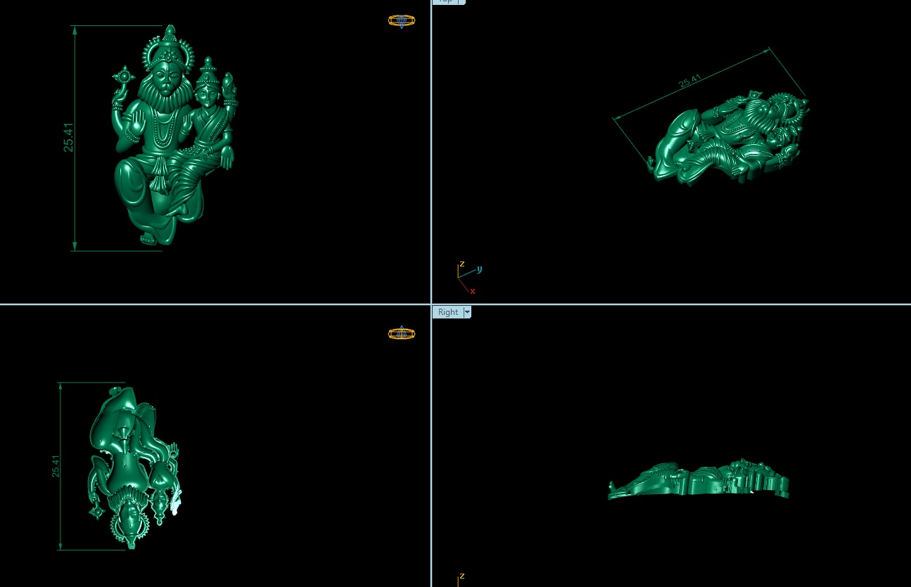  24 high-quality STL files of mixed jewelry designs 3D print model_21