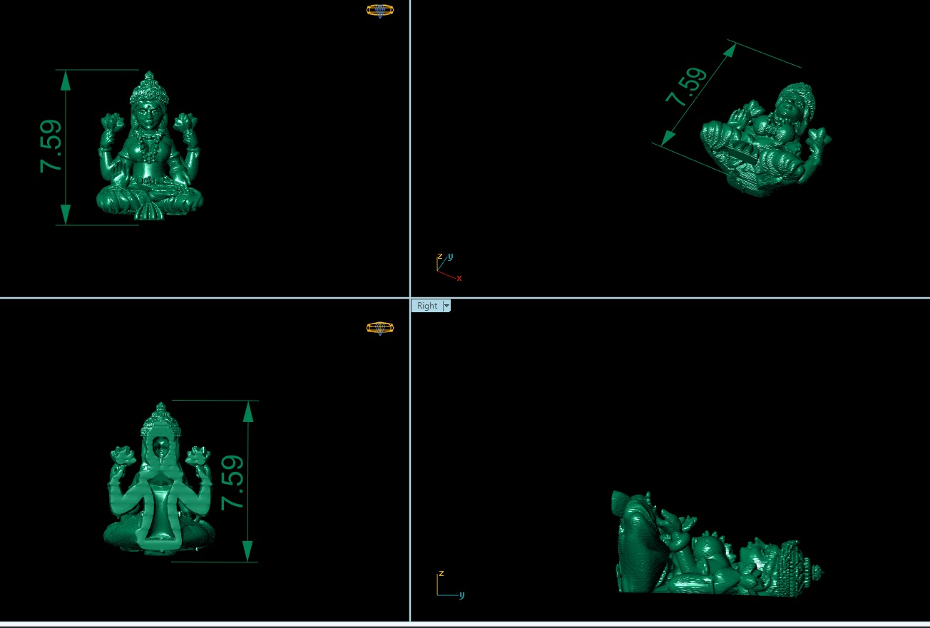  24 high-quality STL files of mixed jewelry designs 3D print model_16