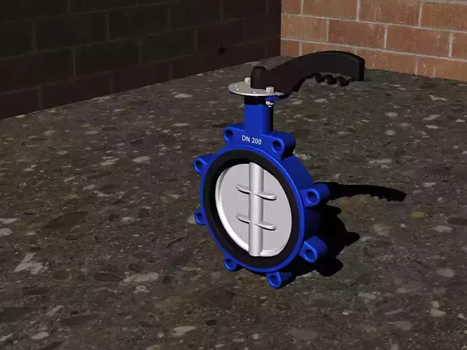 Butterfly valve P08-LM-L DN200
