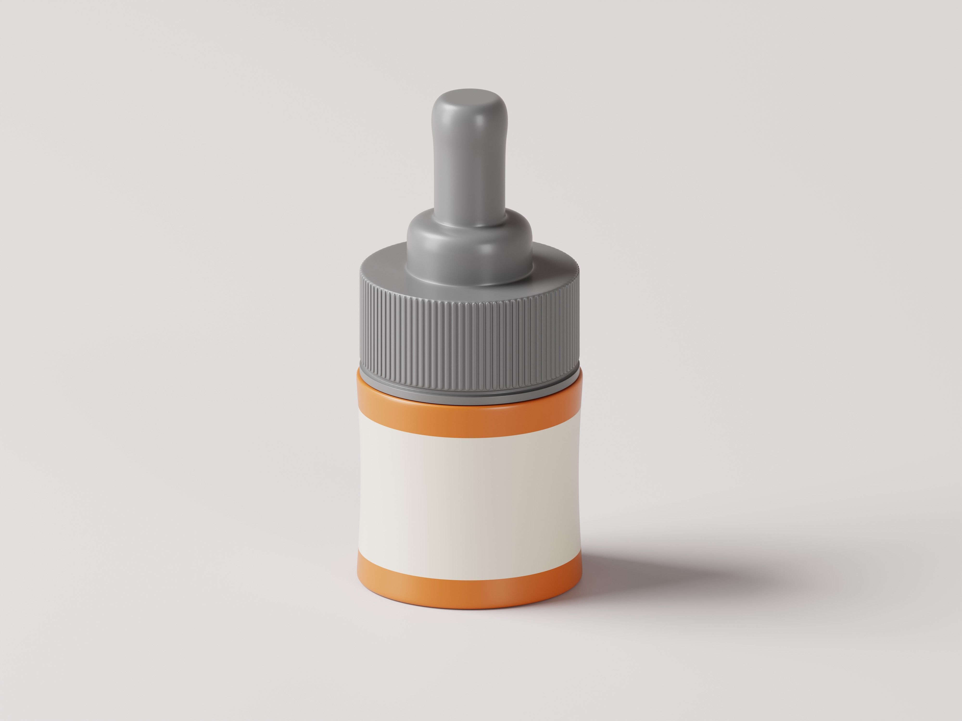 Cosmetic or Medicine Product Dropper Bottle 3D Model Low-poly 3D model_3