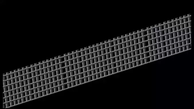 Net Texture Low-poly 3D model