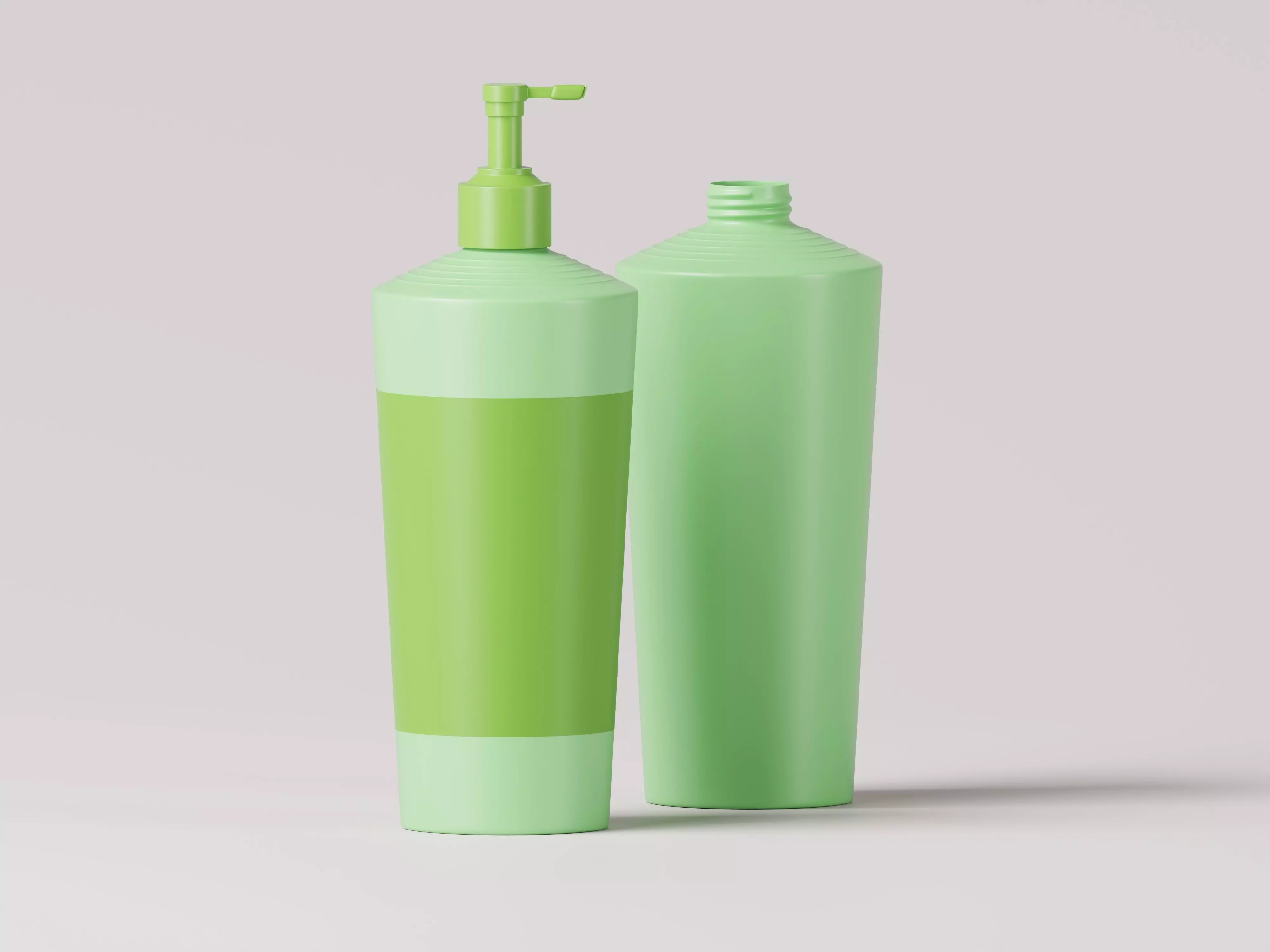 Liquid Cosmetic Product Pump Bottle 3D Model Low-poly 3D model_0