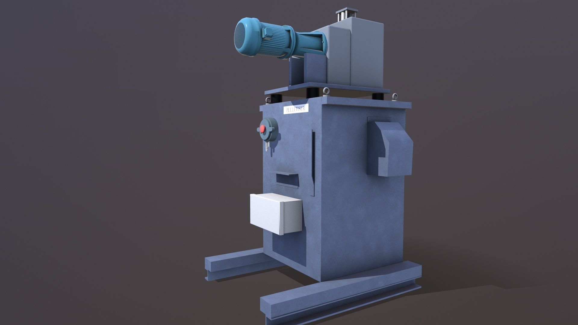 STRAND PELLETIZER Low-poly 3D model_3