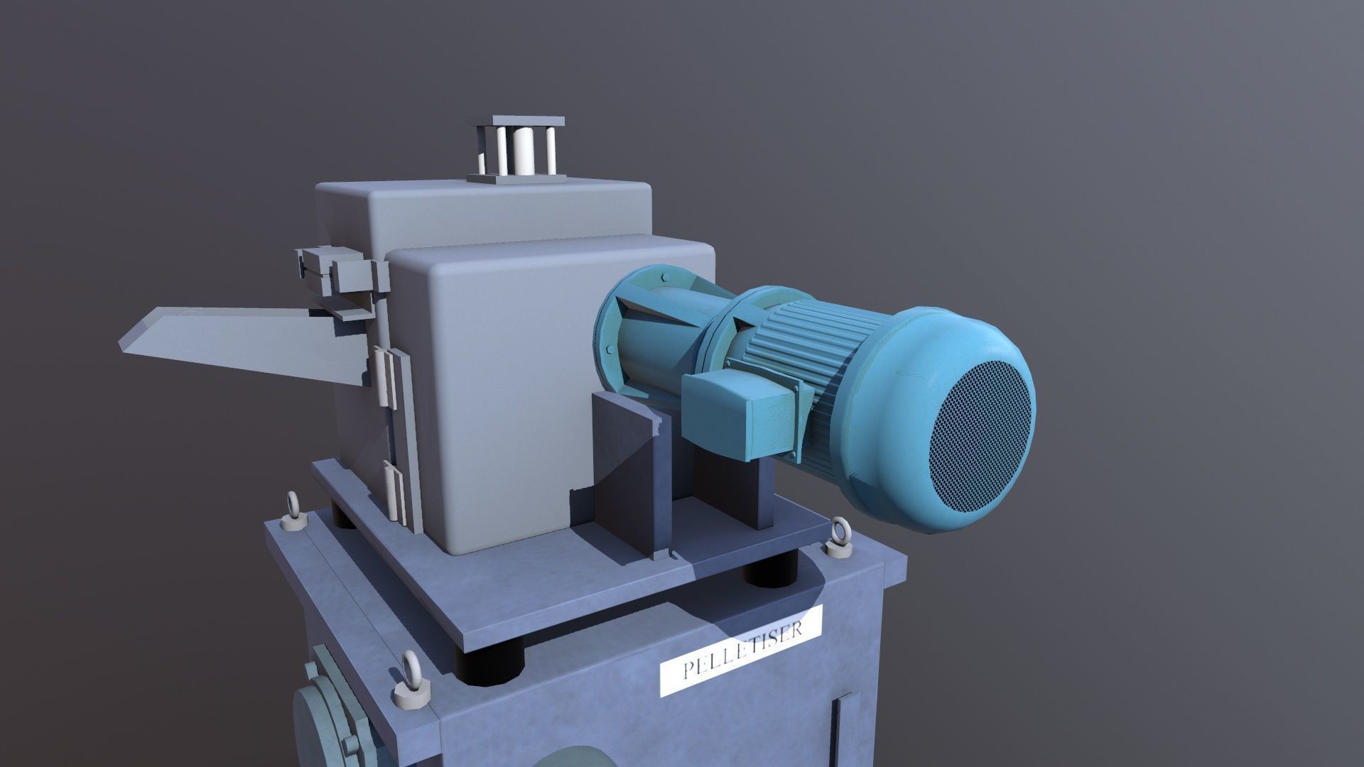 STRAND PELLETIZER Low-poly 3D model_6