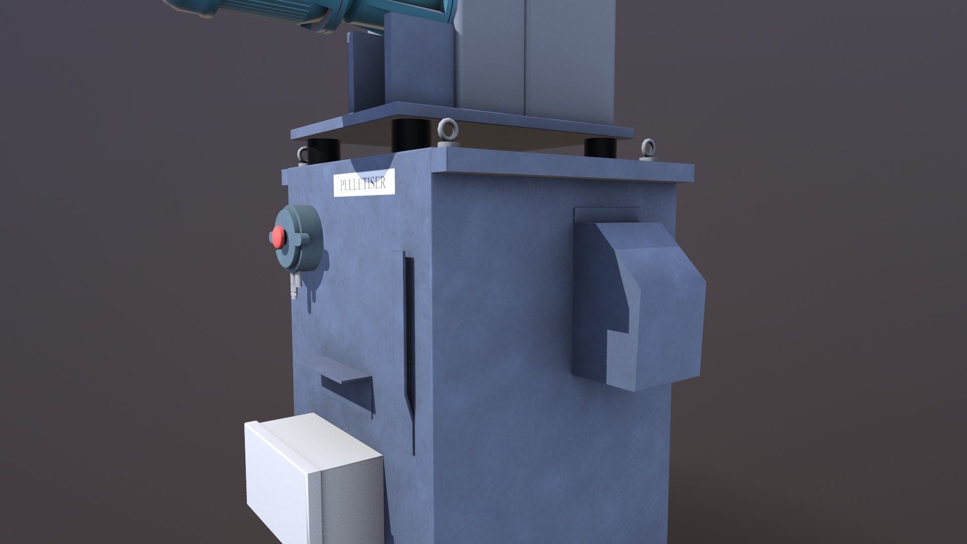 STRAND PELLETIZER Low-poly 3D model_9