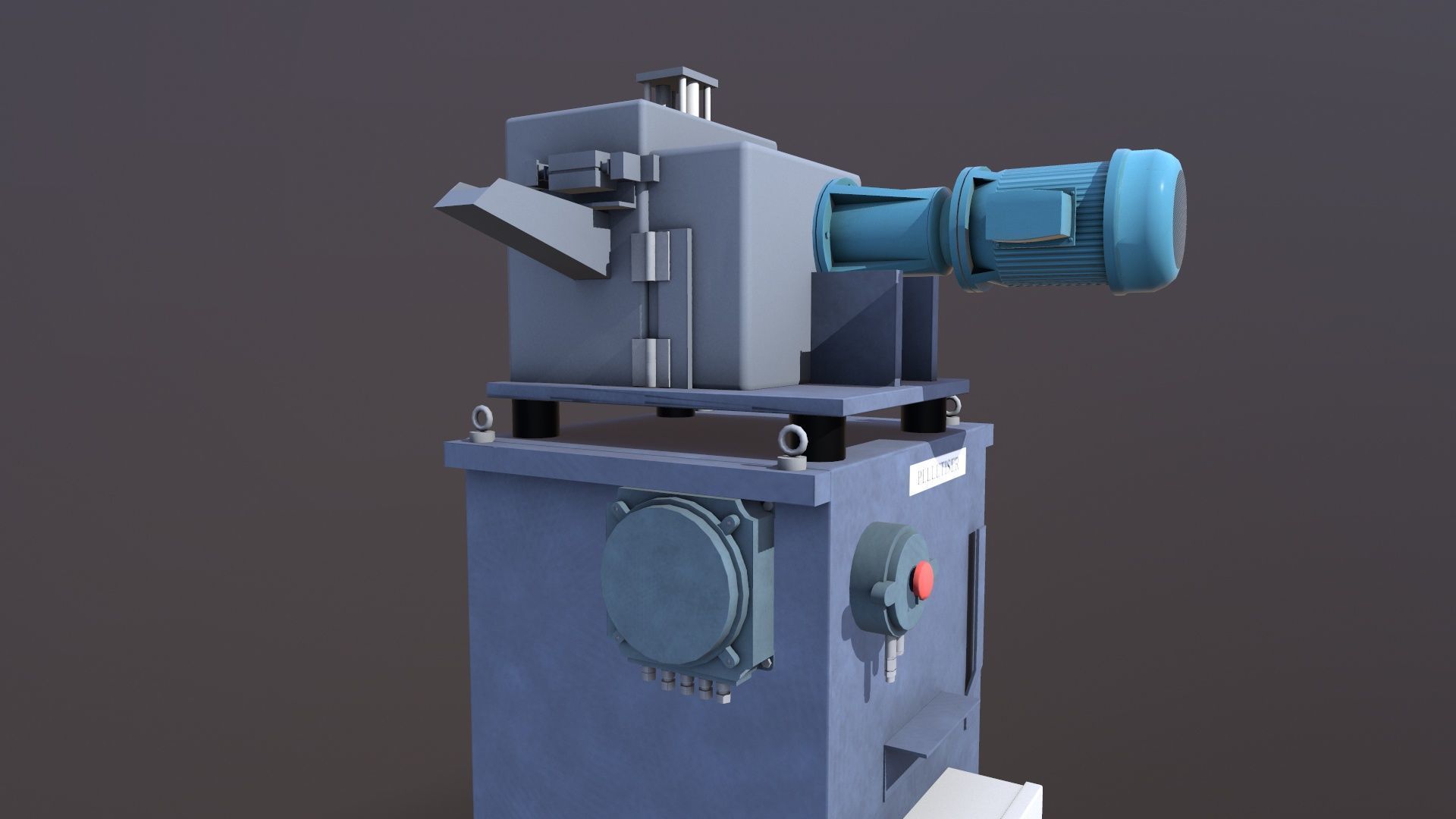 STRAND PELLETIZER Low-poly 3D model_12
