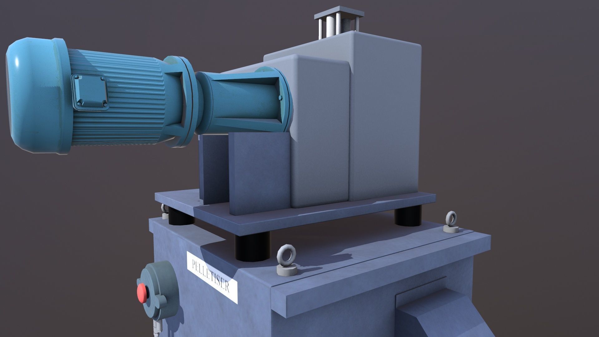 STRAND PELLETIZER Low-poly 3D model_8