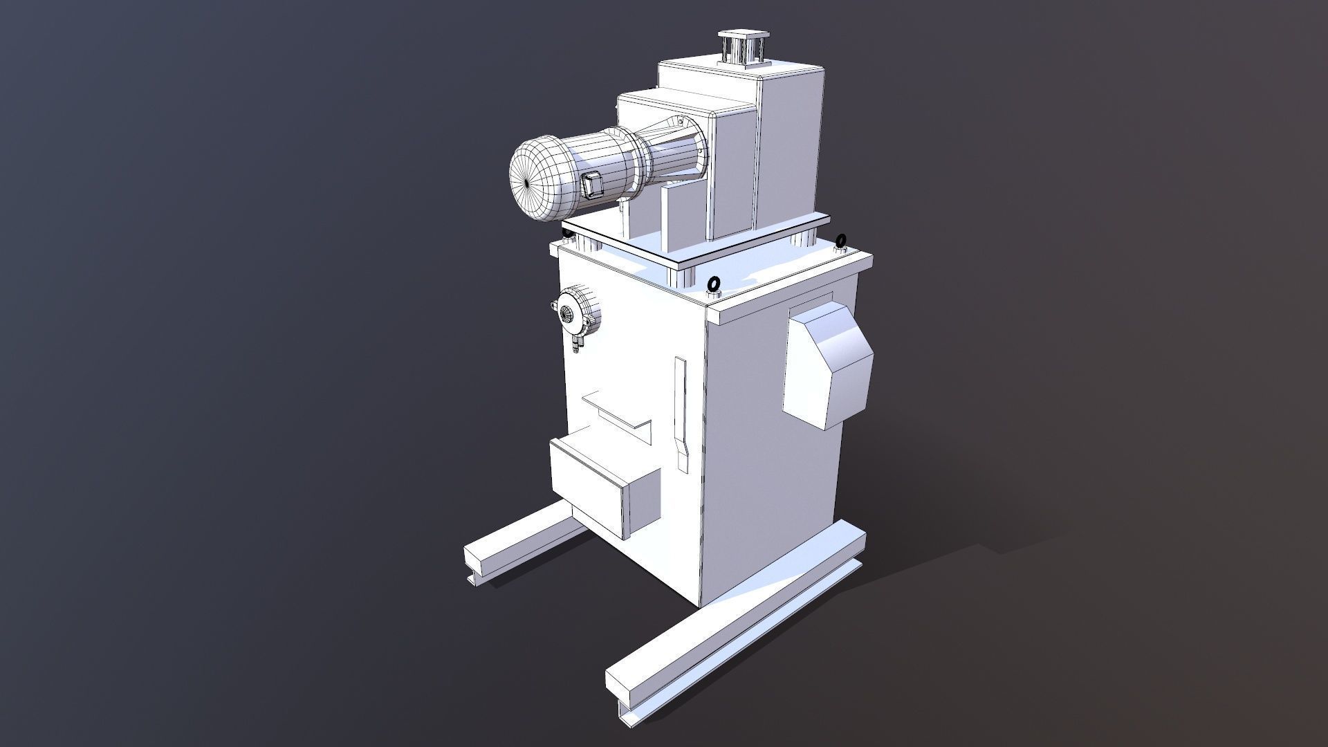 STRAND PELLETIZER Low-poly 3D model_16
