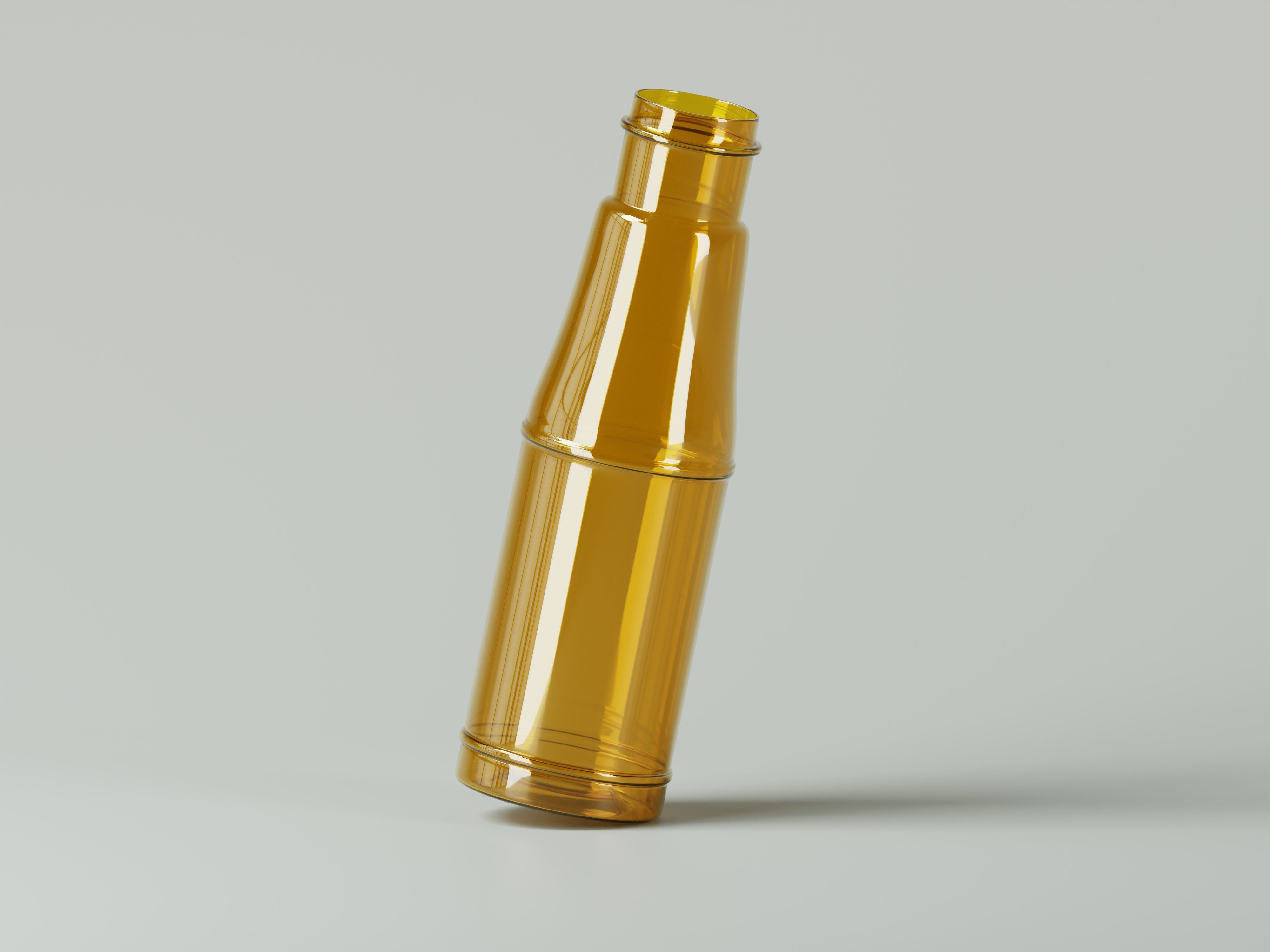 Glass Soda Soft Drink or Water Bottle 3D Model Low-poly 3D model_7