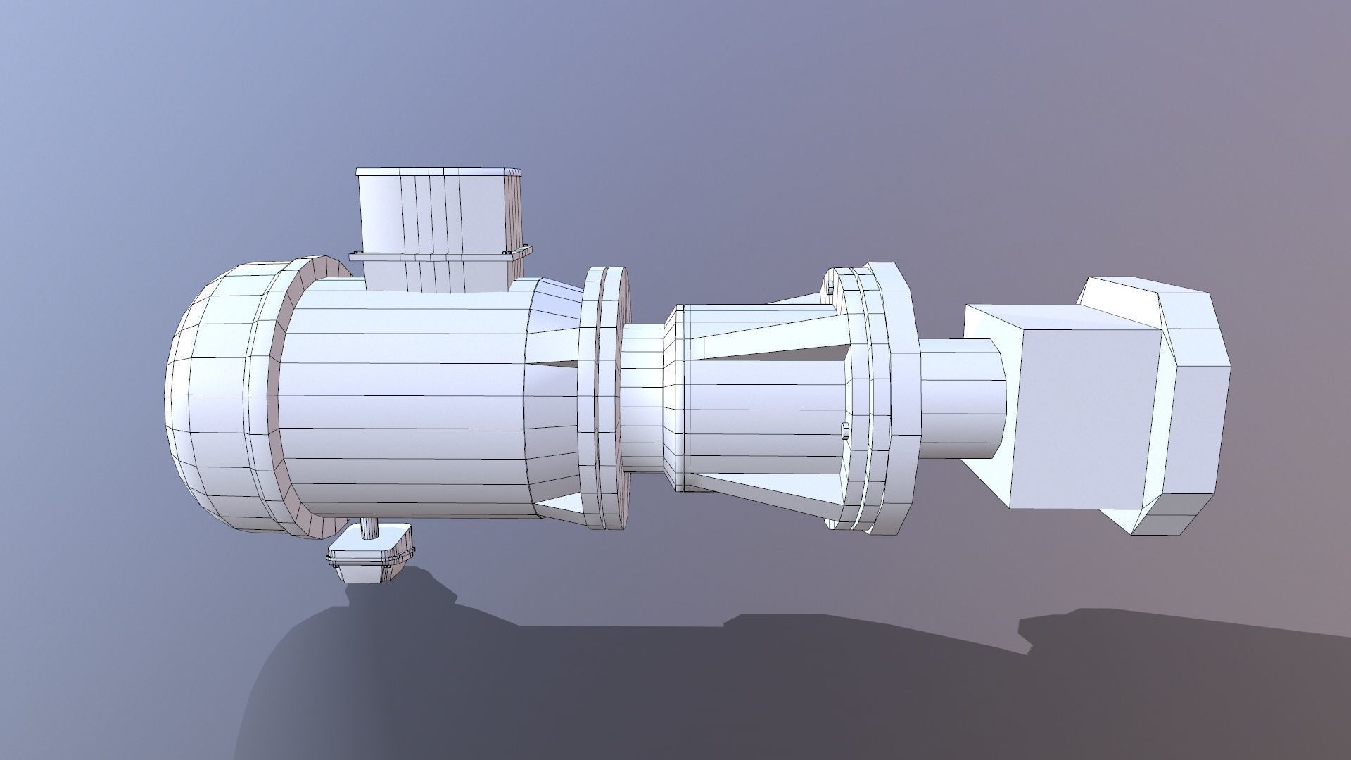 Pump 3D Model Low-poly 3D model_8