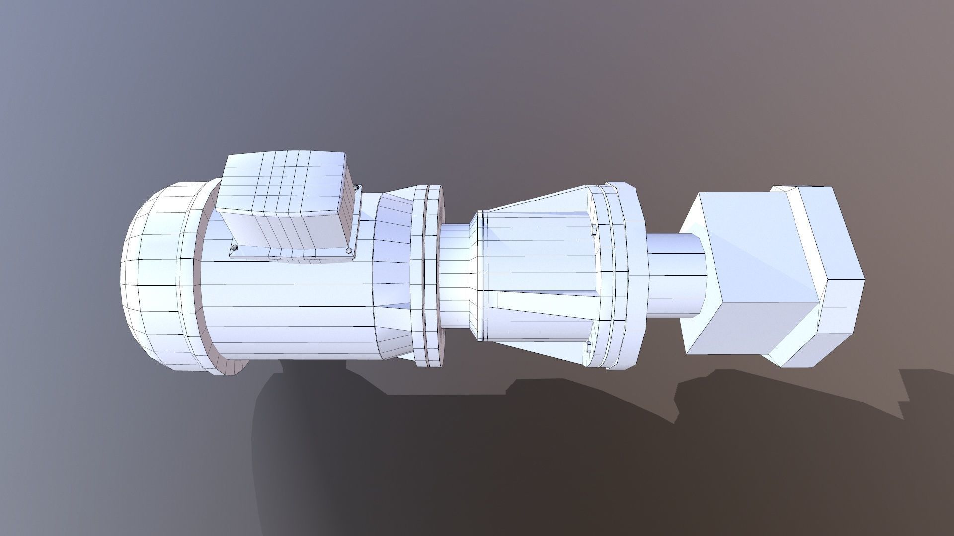 Pump 3D Model Low-poly 3D model_7