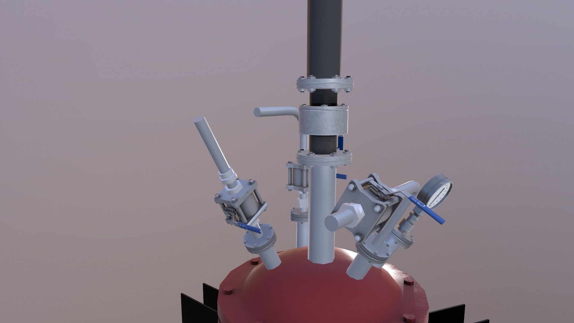 Filter dryer Low-poly 3D model_6